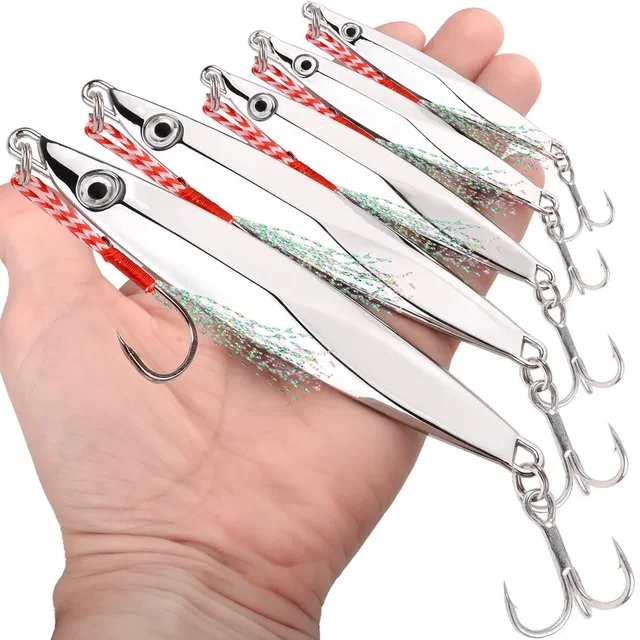 1 Uds 40g 30g 20g 15g 10g cebo de pesca de mar · Señuelos