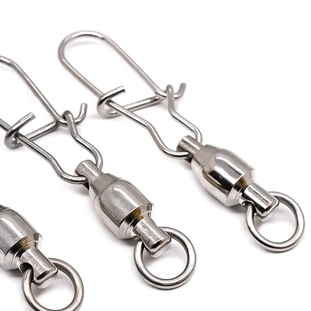 10 Uds rodamiento de bolas de pesca giratorios · Minutería