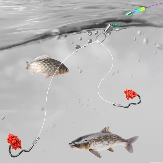 9KM 50 Uds anzuelo de carpa anzuelo de pesca · Anzuelos