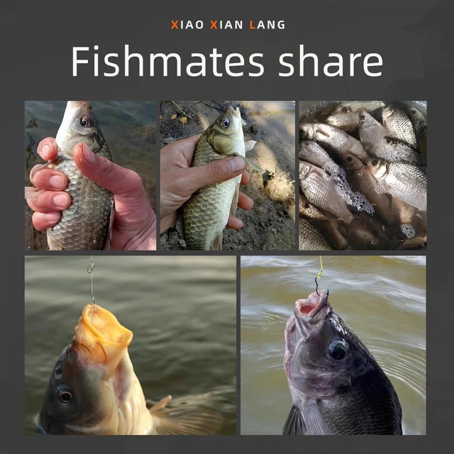 9KM 50 Uds anzuelo de carpa anzuelo de pesca · Anzuelos