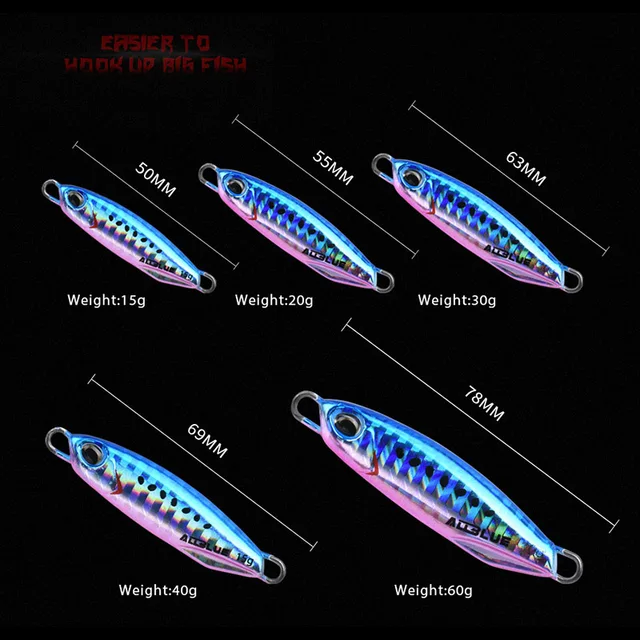 ALLBLUE Nuevo Señuelo de Pesca DRAGER Metal · Señuelos