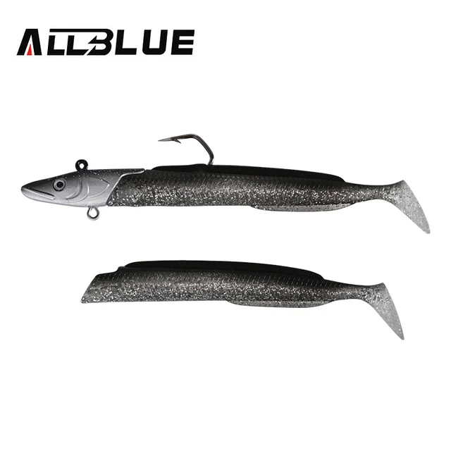 ALLBLUE Sandeels 12,5 cm 23g suave Anguila viva · Señuelos