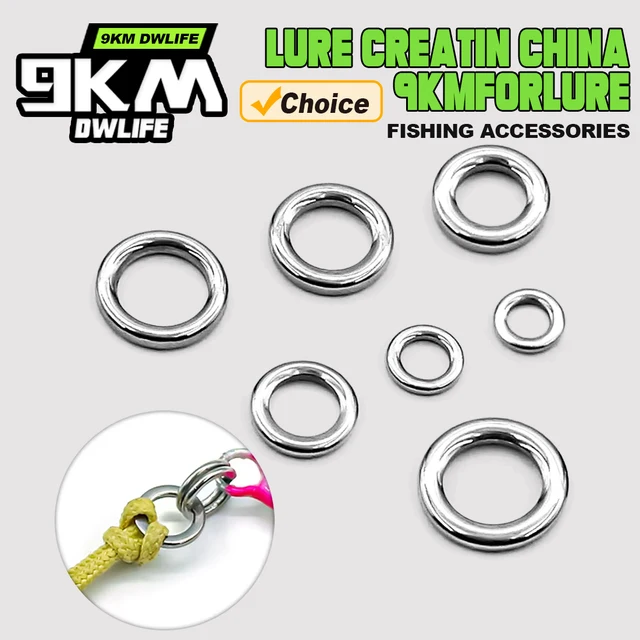 Anillo sólido de pesca 20-100 ud