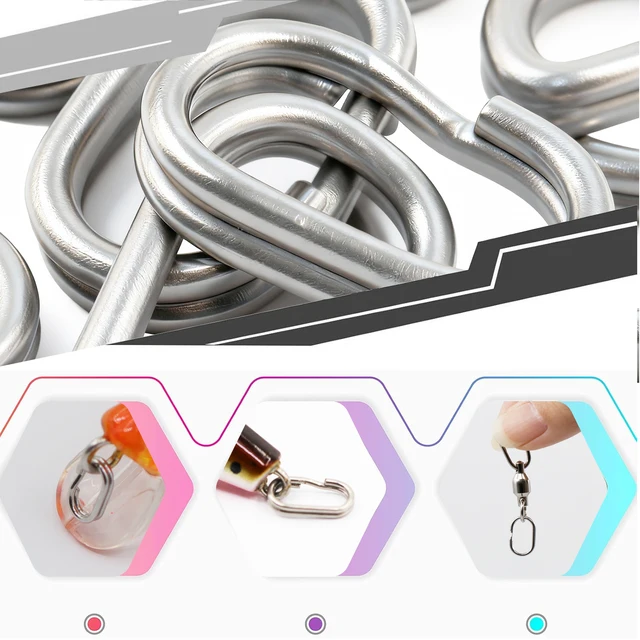 Señuelos y anillos para técnicas de pesca efectivas