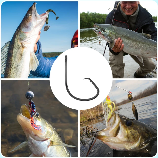 Anzuelo de pesca de 9KM, anzuelo circular en · Anzuelos