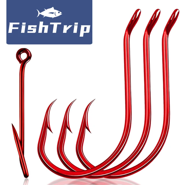 Anzuelos para pulpo rojos 50-100PCS