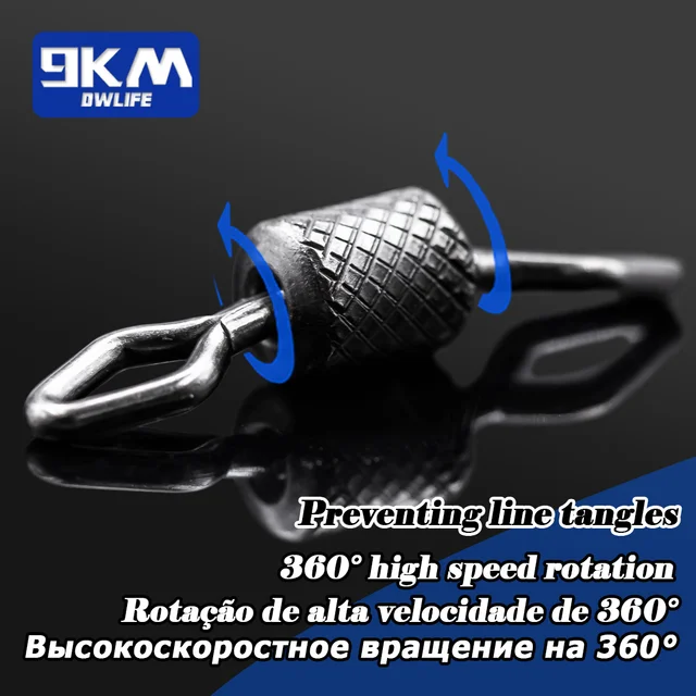Barril de pesca con perlas y conectores