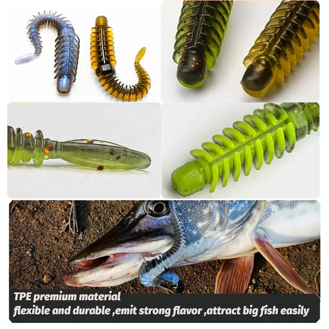 Blandos 6.5-8.5cm para Carpa TPE 10 Unidades