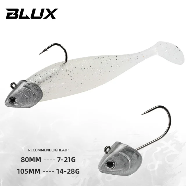 BLUX BLOD SHAD-señuelo de pesca suave de 80mm y · Señuelos
