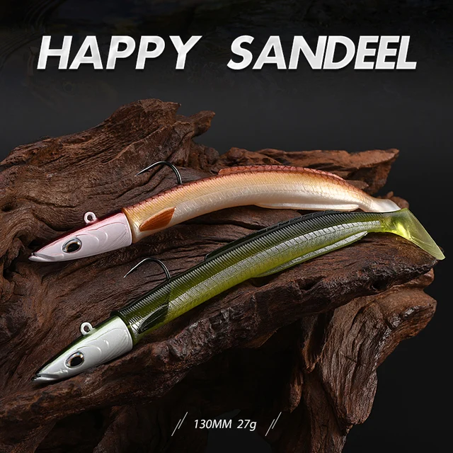 BLUX Happy Sandeel 13cm 27g suave Anguila viva · Señuelos