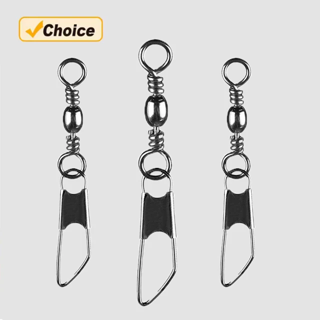 Broches de acero inoxidable resistentes para pesca en agua salada