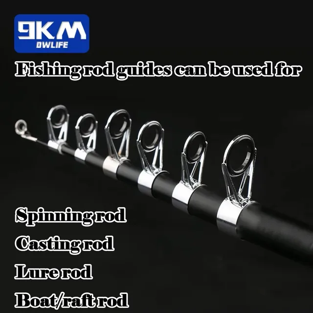 Emergillones y grapas para cañas de pescar