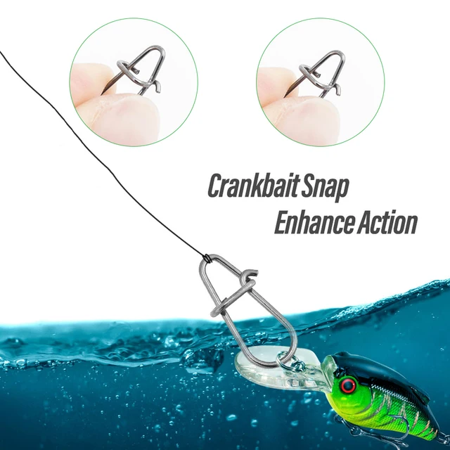 Conectores Giratorios de Pesca con Anzuelo Acero Inoxidable 304