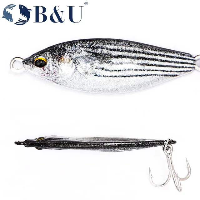 Cuchara B & U, plantilla de Metal, cebo · Señuelos