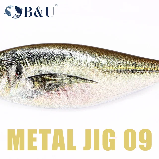 Cuchara B & U, plantilla de Metal, cebo · Señuelos