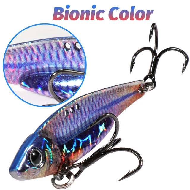 Cuchara Giratoria Triple Anzuelo 7-20g Spinnerbait para Pesca en Agua Dulce