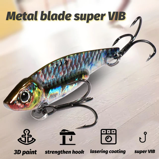 Cuchara Giratoria Triple Anzuelo 7-20g Spinnerbait para Pesca en Agua Dulce
