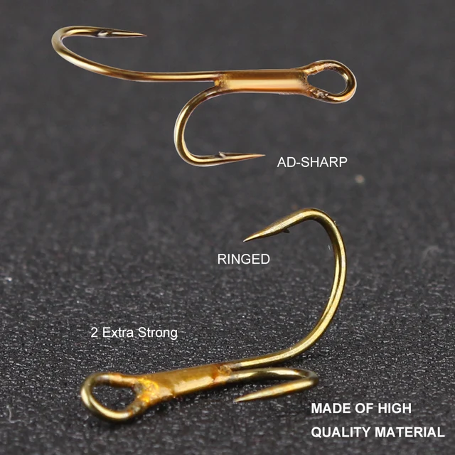 FTK 20 unids/pack anzuelos de pesca dobles · Anzuelos