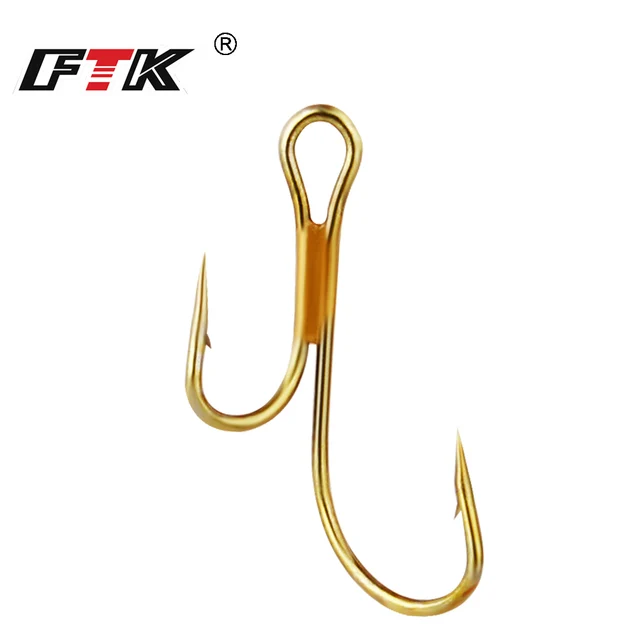 FTK 20 unids/pack anzuelos de pesca dobles · Anzuelos