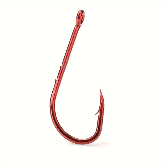 FTK-anzuelos de pesca rojos, Señuelos de pesca · Anzuelos