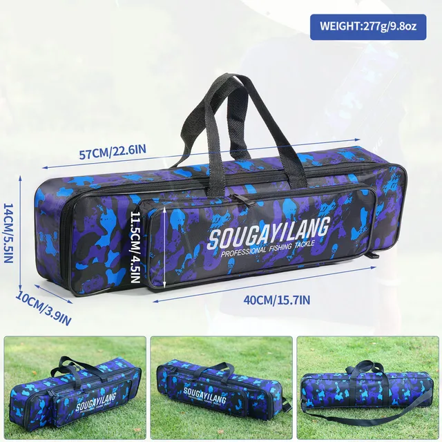 Equipos de pesca con fundas prácticas