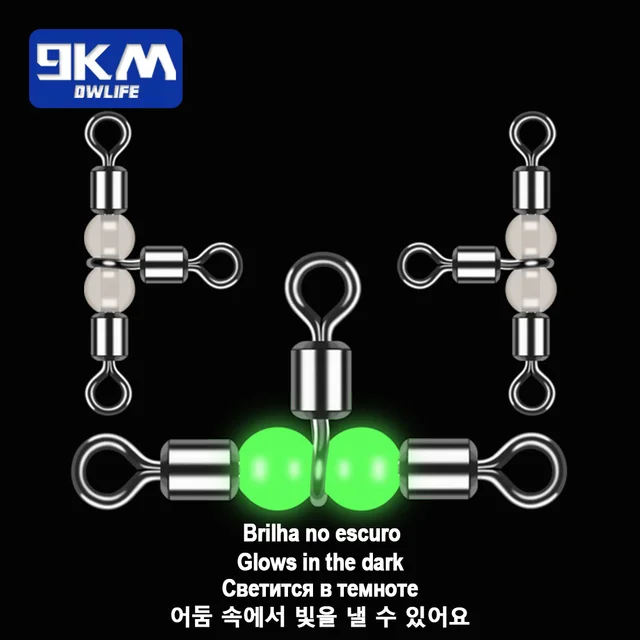 Señuelos y accesorios para giratorios de pesca