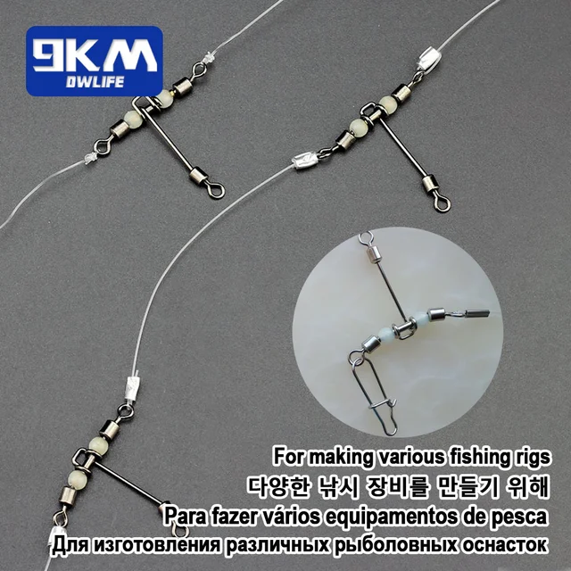 Diseño de 3 vías para giratorios de pesca
