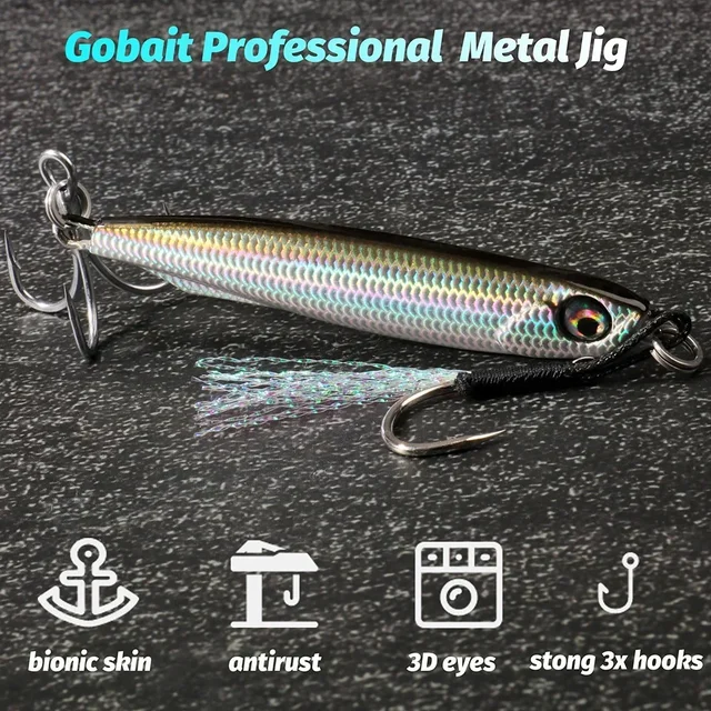 GOBAIT-señuelo de plantilla de Metal, 10g, 20, · Señuelos