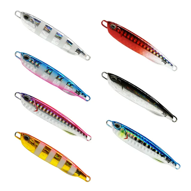 Jigging-señuelo de pesca de lubina Artificial, · Señuelos