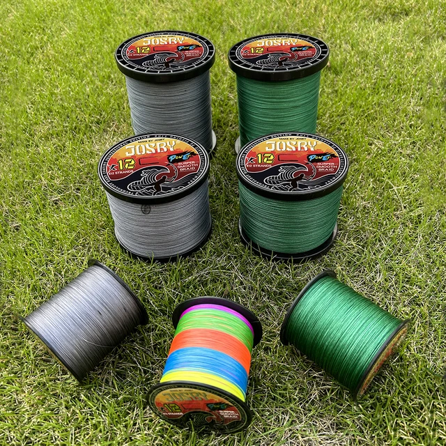 JOSBY X12 hilo de pescar trenzado 500M 300M · Líneas de pesca