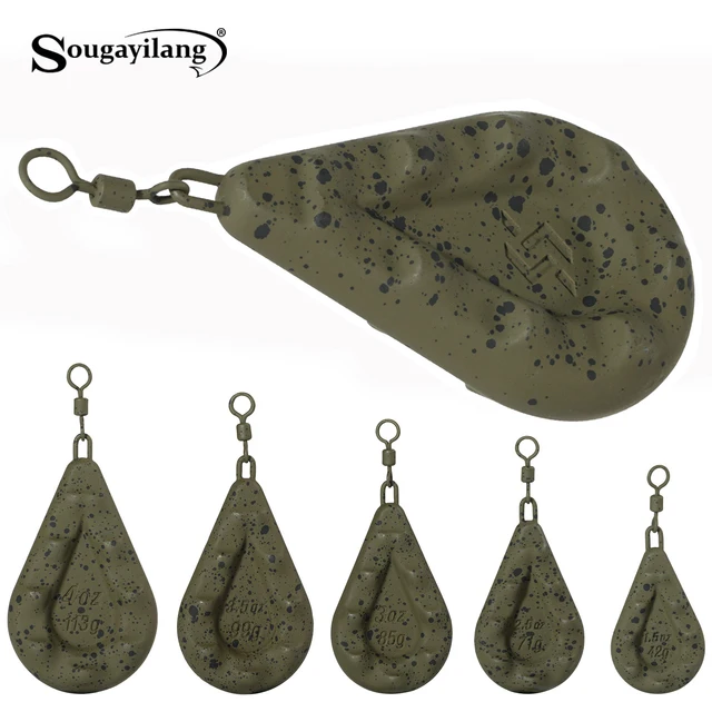 Juego de 5 plomos de pesca