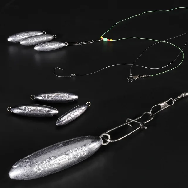 Plomos de pesca para capturar peces grandes