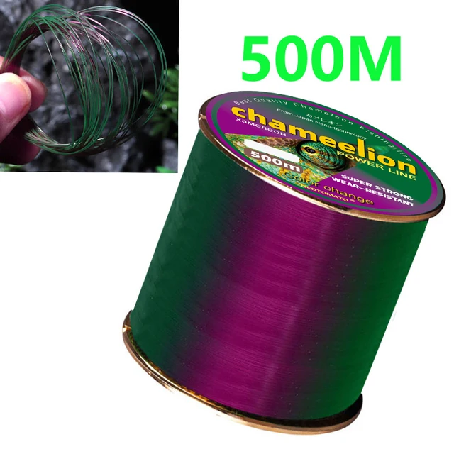 Línea camaleón de 500m/1000m para pesca