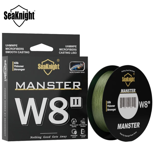Línea de pesca SeaKnight Serie W8 II, 8 hilos