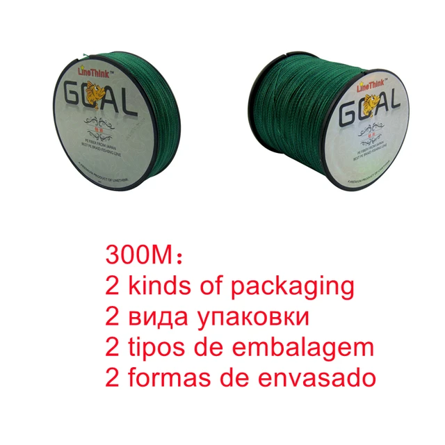 Líneas de pesca multifilamento PE 100% Trenzado 8-100LB para pesca en cualquier condición