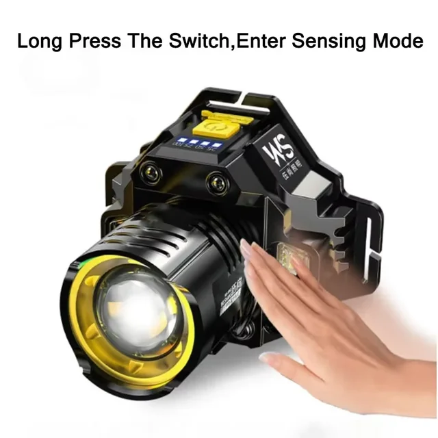 Linterna LED con sensor para pesca en agua salada
