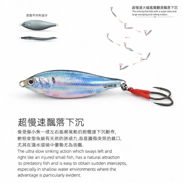 Nuevo Jig Metálico 3D Konosirus de 10g-40g de · Señuelos