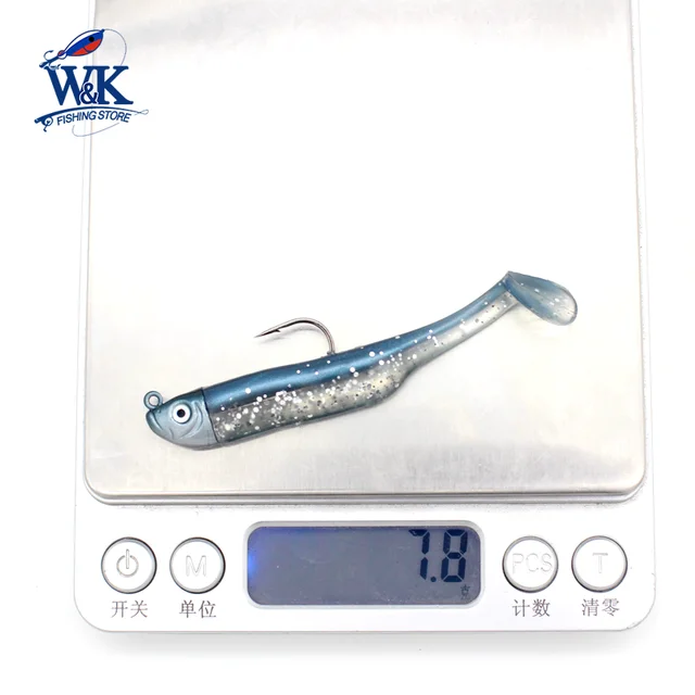 Nuevo tamaño Slinky Shad 6cm con 5g Jig Head · Señuelos