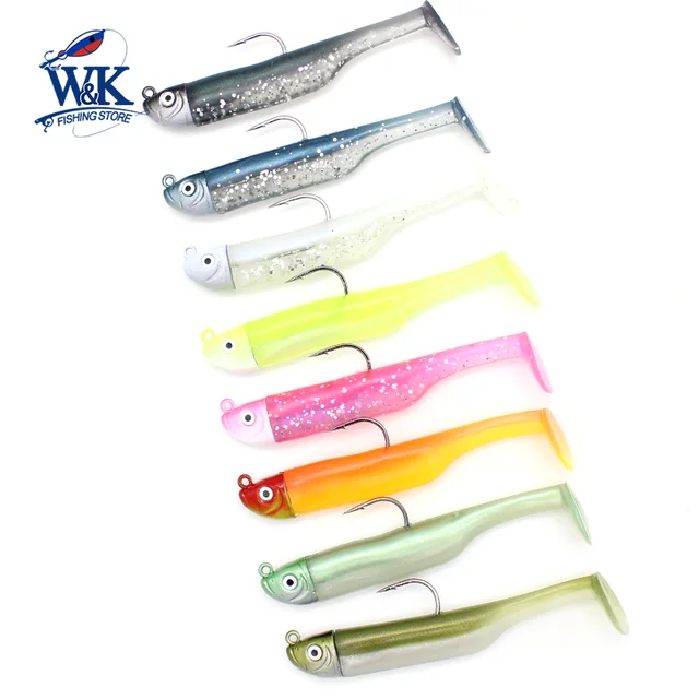 Nuevo tamaño Slinky Shad 6cm con 5g Jig Head · Señuelos