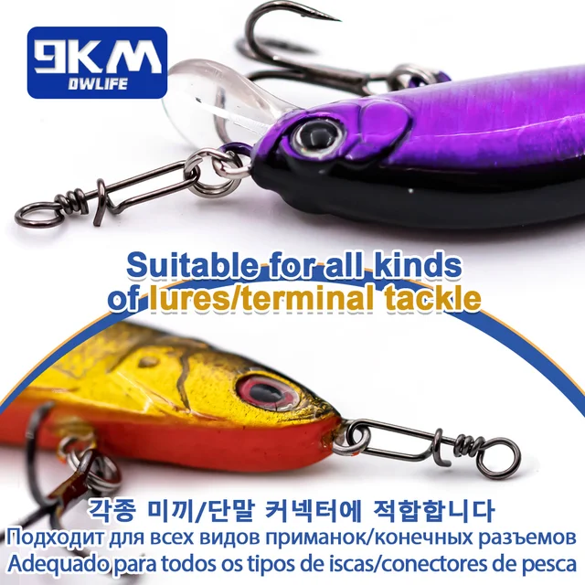 Pesca Snap 50 ~ 200 Uds Coastlock Snap acero · Minutería