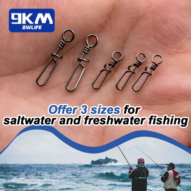 Pesca Snap 50 ~ 200 Uds Coastlock Snap acero · Minutería