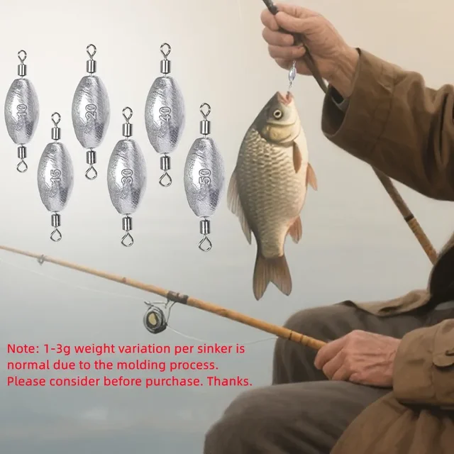 Plomos de Pesca Trolling Acción Rápida Esmerillón Doble