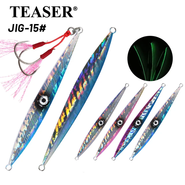 Señuelo de Jigging de hundimiento lento para pesca