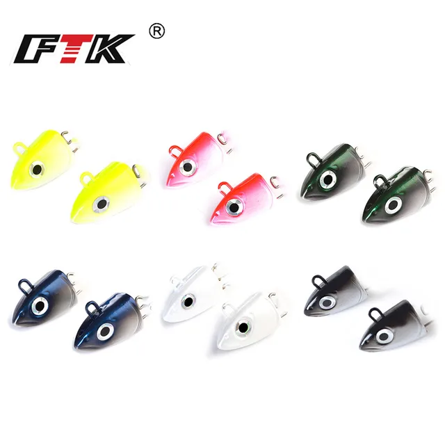 Señuelo de pesca Black Minnow Jig Head, señuelo · Señuelos