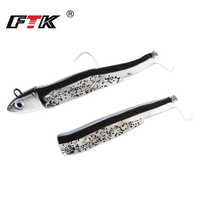 Señuelo de pesca Black Minnow Jig Head, señuelo · Señuelos