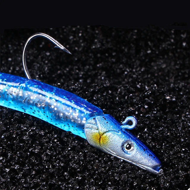 Señuelo de pesca con cabeza de jig luminosa · Señuelos