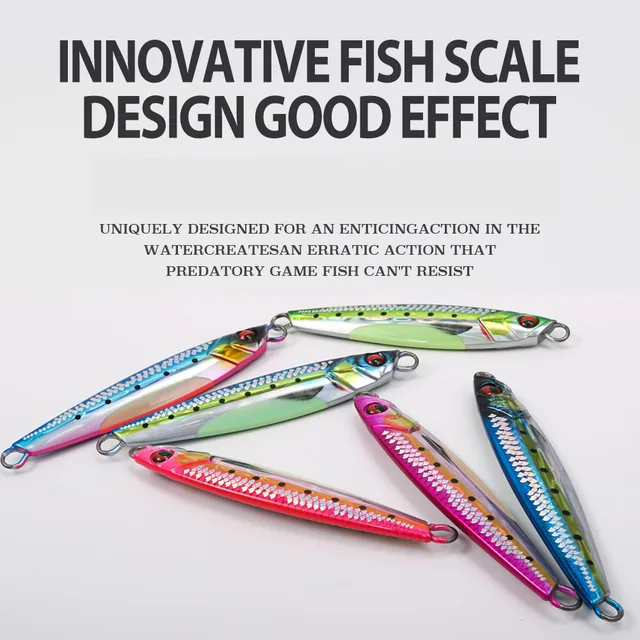 Señuelo de pesca con impresión 3D JIGGING PRO, · Señuelos