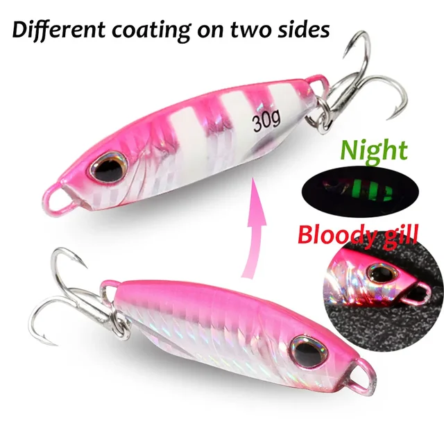 Señuelo de Pesca con plantilla de Metal, 10g, · Señuelos