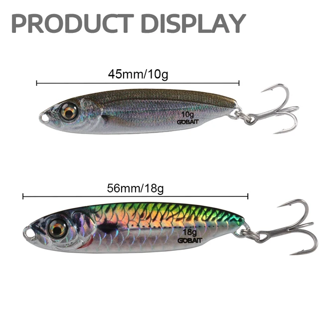 Señuelo de Pesca GOBAIT, Jig Metálico de · Señuelos