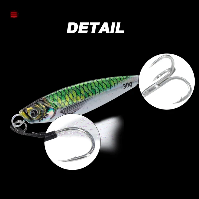Señuelo de Pesca Metálico Hunthouse, 7g-80g, · Señuelos